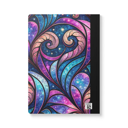 ColorFlow Composition Notebook | Cosmic Swirl Galaxy Pink Blue Journal