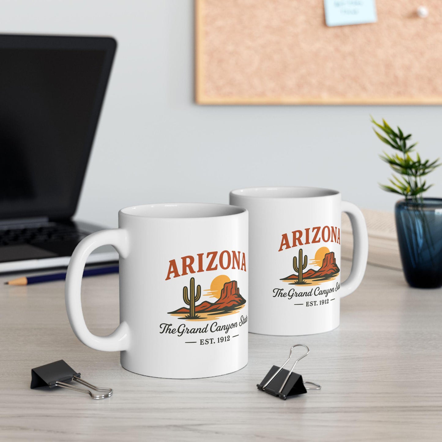Arizona Grand Canyon State Mug | Desert Sunset Ceramic Coffee Cup