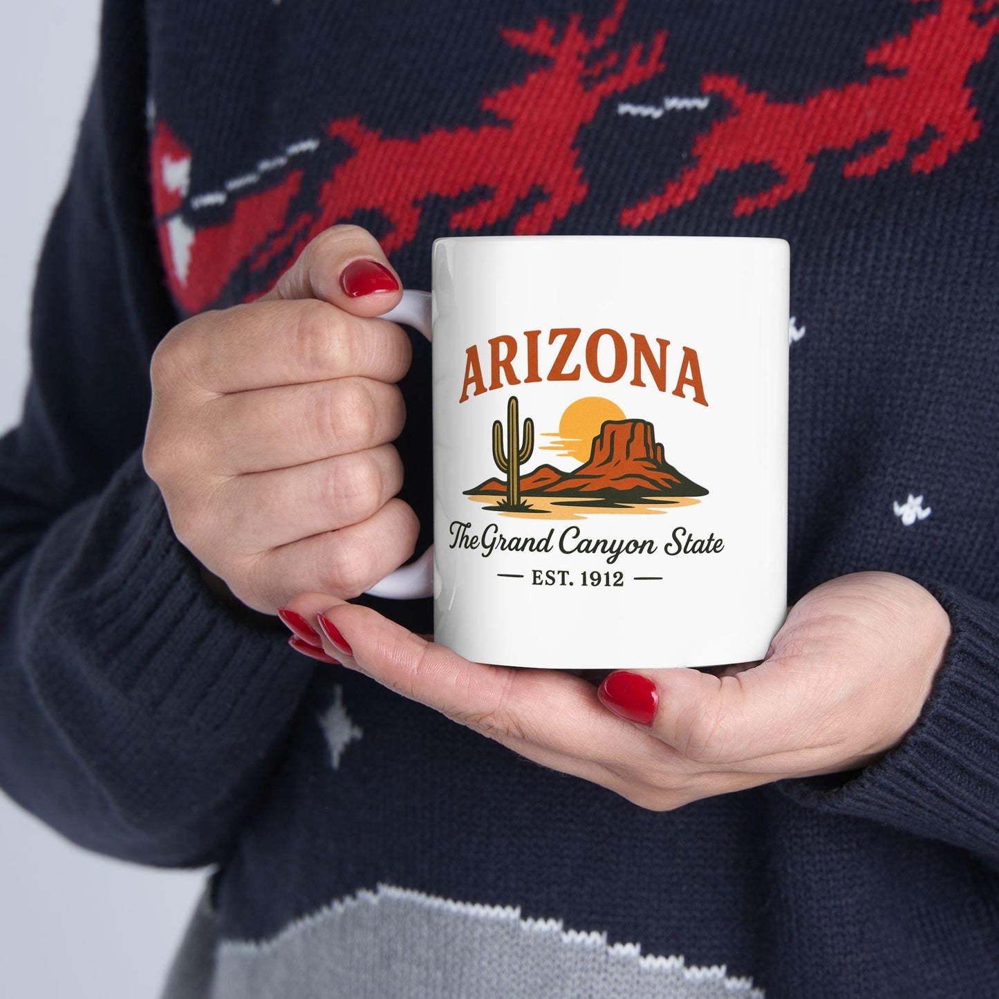 Arizona Grand Canyon State Mug | Desert Sunset Ceramic Coffee Cup